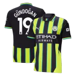 GUNDOGAN #19 Camisola de futebol do Manchester City 2024 GUNDOGAN #19 Manchester City Away Soccer Jersey 2024