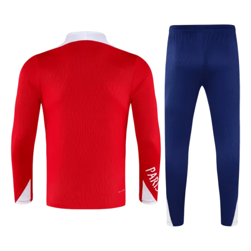 Survêtement PSG 1/4 Zip Enfant 2025/26 Rouge