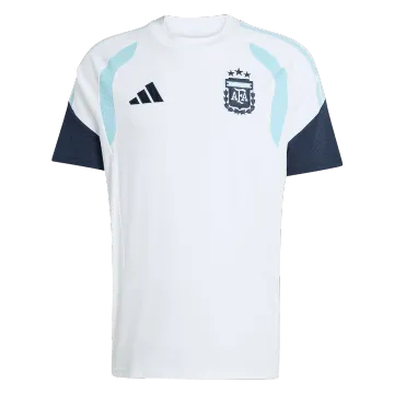 Argentine Pre-Match Soccer Jersey Coupe du Monde 2026 Blanc