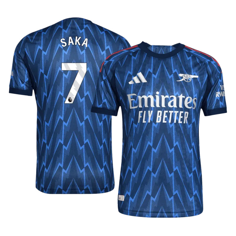 SAKA #7 Arsenal Away Premium Soccer Jersey 2025/26