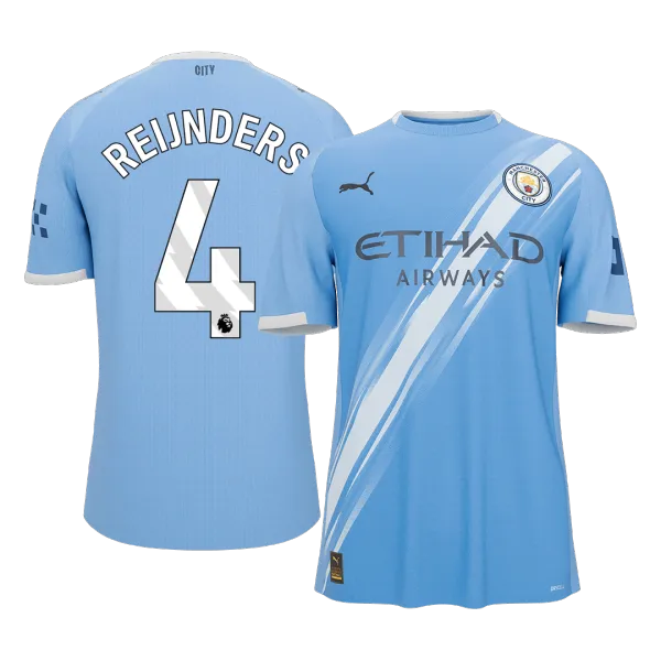 REIJNDERS #4 Manchester City 25/26 football jersey - A-Grade Quality Detail View