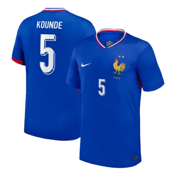 Maglia da calcio KOUNDE #5 Francia Home 2024