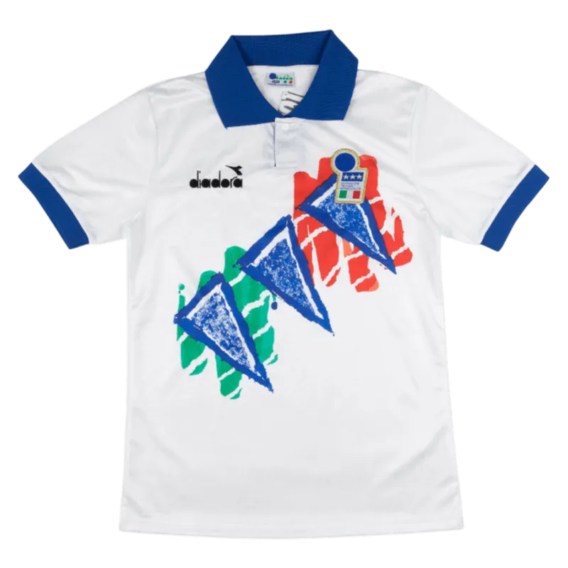 Camisola de futebol retrô Itália pré-jogo 1994
