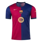 Camisola de futebol doméstica do Barcelona 2024/25/logótipo Spotify sem texto Barcelona Home Soccer Jersey 2024/25/Spotify Logo Without Text