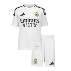Real Madrid Home Kids Soccer Jerseys Kit 2024/25 - product photo Real Madrid Home Kids Soccer Jerseys Kit 2024/25 product image