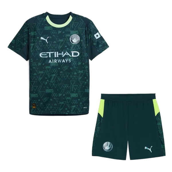 Maglia Manchester City verde 25/26 - Qualità A-Grade Vista dettagliata