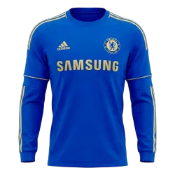 Retro Soccer Jersey Chelsea Home Long Sleeve 2012/13 - product photo US21.99 - Retro Soccer Jersey Chelsea Home Long Sleeve 2012/13
