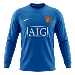 Retro Soccer Jersey Manchester United Third Away Long Sleeve 2008/09 - product photo US21.99 - Retro Soccer Jersey Manchester United Third Away Long Sleeve 2008/09
