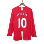 Camisola de futebol vintage Retro ROONEY #10 Manchester United Home Manga comprida 2007 Camisola de futebol vintage Retro ROONEY #10 Manchester United Home Long Sleeve 2007