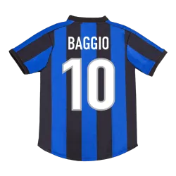 Camisola de Futebol Vintage Retro BAGGIO #10 Inter de Milão Home 1999 - foto do produto Camisola de Futebol Vintage Retro BAGGIO #10 Inter de Milão Home 1999 imagem do produto