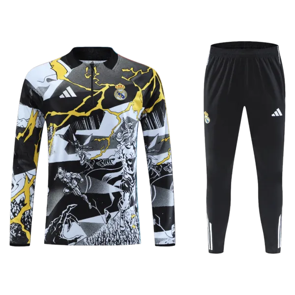 Real Madrid 1/4 Zip 25/26 football youth tracksuit - A-Grade Quality Detail View