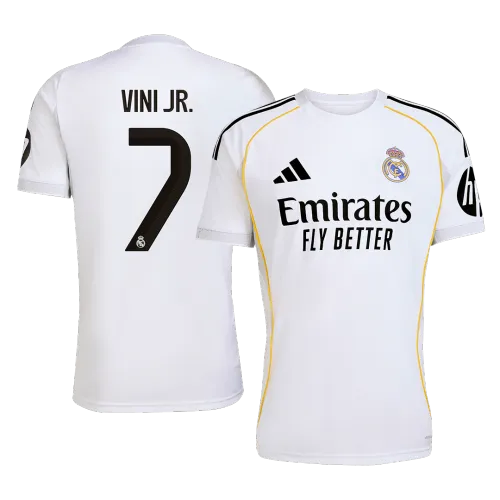 VINI JR. #7 Real Madrid Home Men's Soccer Jersey 2025/26
