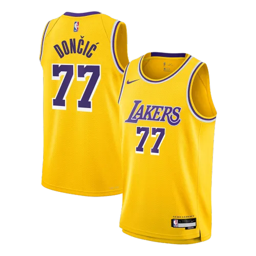Dončić #77 Los Angeles Lakers Men's Swingman Jersey - Icon Edition