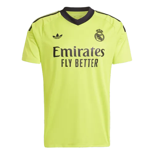 Real Madrid Derde Weg Doelman Voetbal Jersey 2024/25 Geel
