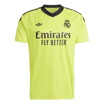 Real Madrid Derde Weg Doelman Voetbal Jersey 2024/25 Geel