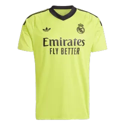 Real Madrid Third Away Goalkeeper Soccer Jersey 2024/25 Yellow - product photo Real Madrid Third Away Goalkeeper Soccer Jersey 2024/25 Yellow product image