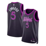 EDWAROS #5 Minnesota Timberwolves Maillot Homme 2026 - City Edition Maillot homme EDWAROS #5 des Minnesota Timberwolves 2026 – Édition « City »