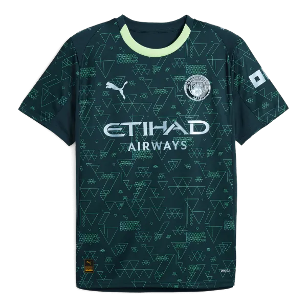 25/26 Manchester City green jersey - A-Grade Quality Detail View