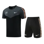 NK-ND03 Personalizar Kit de Camisola de Equipa (Camisola+Calção) Preto e Cinzento