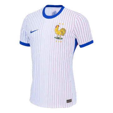 France Away Authentic Soccer Jersey EURO 2024