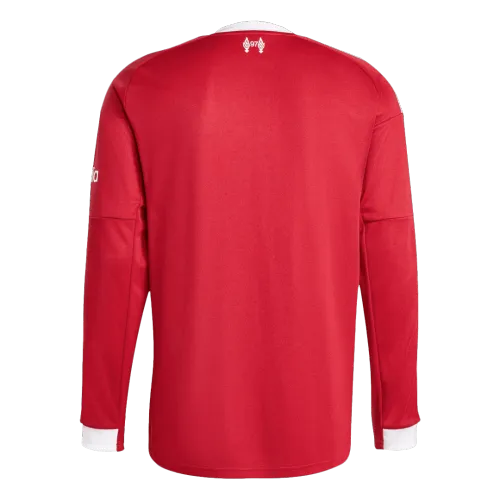 Liverpool Home Long Sleeve Soccer Jersey 2025/26