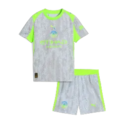 Manchester City Third Away Kids Soccer Jerseys Kit 2025/26 - product photo US16.99 - Manchester City Third Away Kids Soccer Jerseys Kit 2025/26