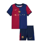 Barcelona thuis tenues voor kinderen 2024/25 COLDPLAY Barcelona Home Kids Soccer Jerseys Kit 2024/25 COLDPLAY