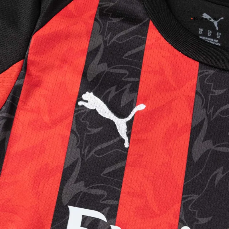 AC Milan Home Kids Soccer Jerseys Kit 2025/26