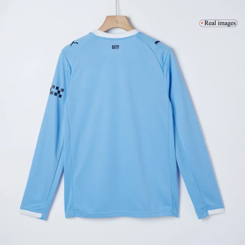 Camisola de Futebol de Manga Comprida do Manchester City 2025/26