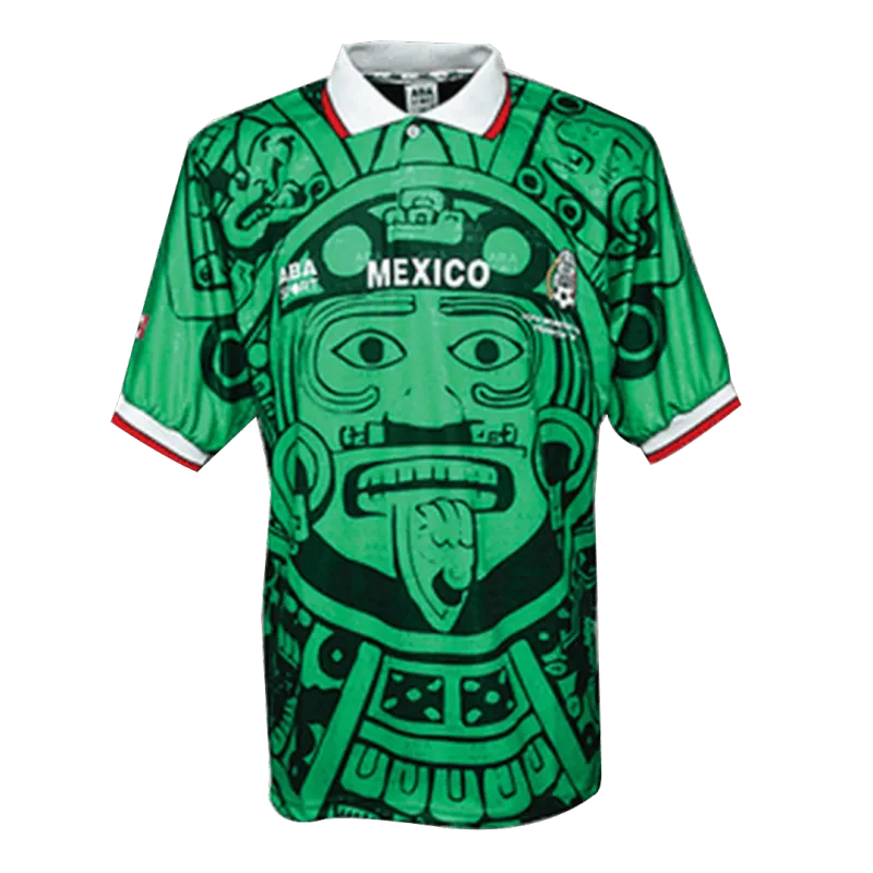 Mexico Vintage Soccer Jerseys Home Retro Kit 1998 World Cup