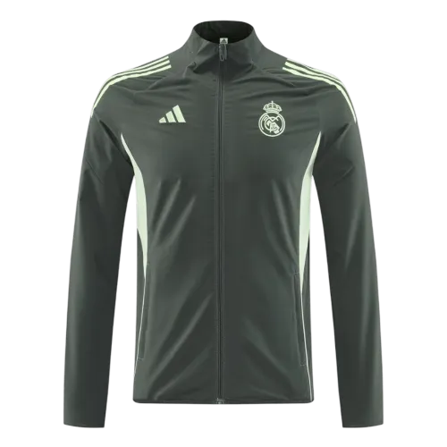 Giacca a vento del Real Madrid 2025/26 verde scuro