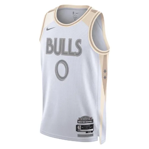 WHITE #0 New York Knicks Men’s Swingman Jersey – City Edition