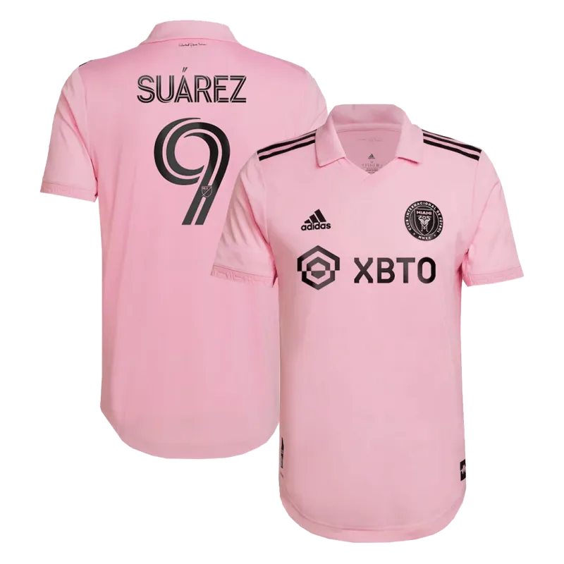 SUAREZ #9 Inter Miami CF Home Authentic Soccer Jersey 2022