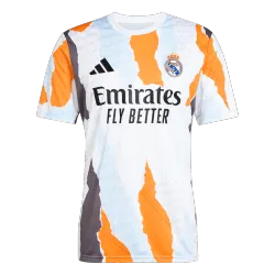 Real Madrid Pre-Match Soccer Jersey 2024/25 White - product photo Real Madrid Pre-Match Soccer Jersey 2024/25 White product image