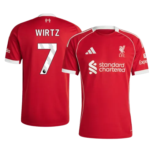 WIRTZ #7 Liverpool Home Voetbal Jersey 2025/26