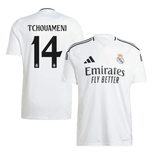 TCHOUAMENI #14 Real Madrid Home Soccer Jersey 2024/25