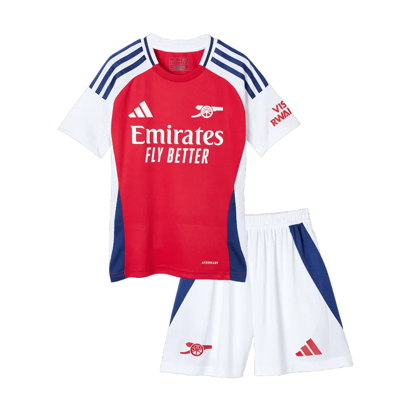 Arsenal Home Kids Soccer Jerseys Full Kit 2024/25