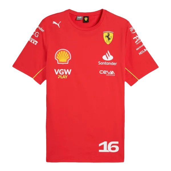 Ferrari F1-Shirt – Qualität der Klasse A – Detailansicht