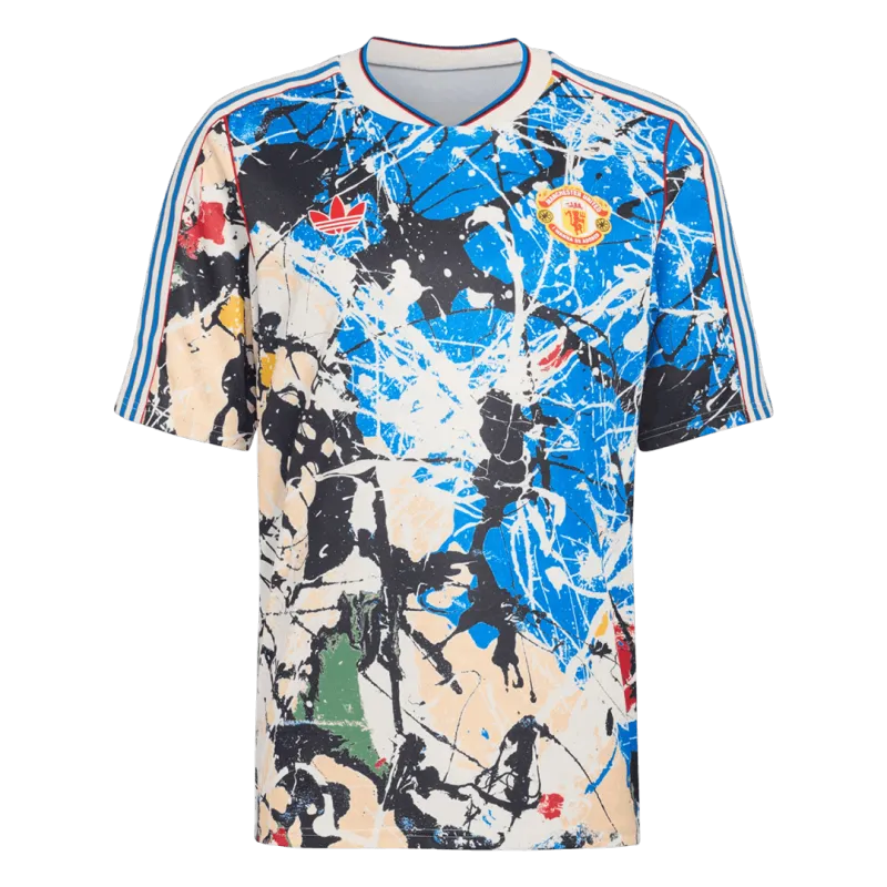 Manchester United Pre-Match Soccer Jersey 2025/26 Blue