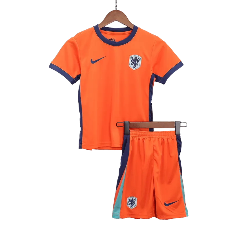 Maglie da calcio Olanda Home Bambini Kit completo EURO 2024