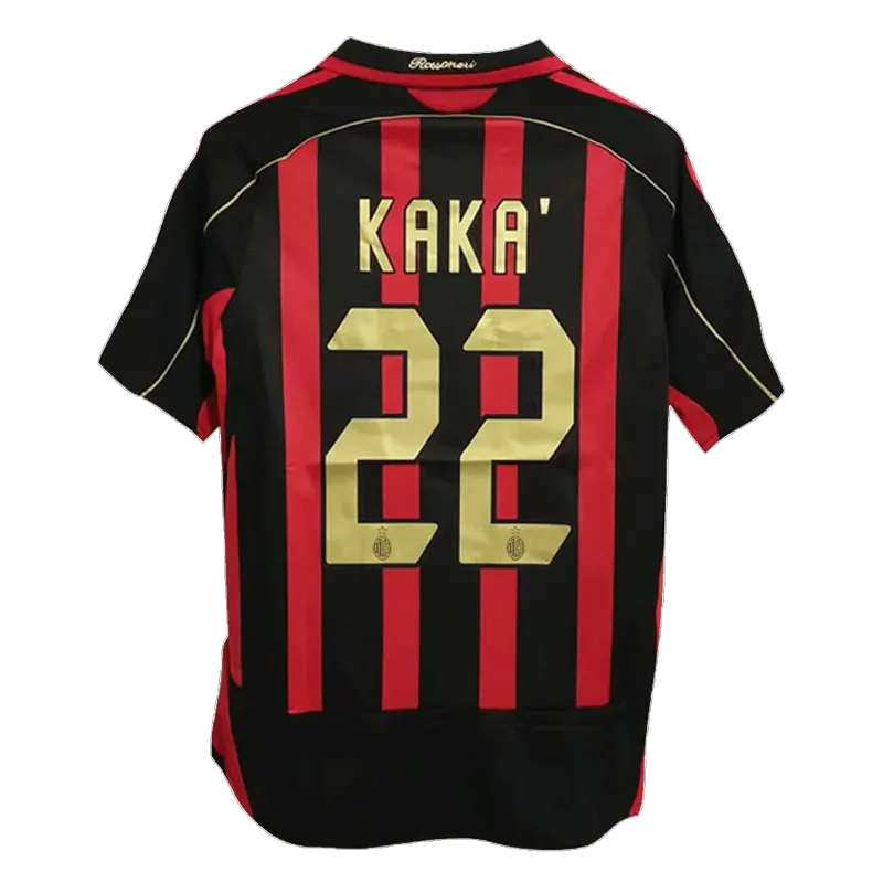 Vintage Voetbal Jersey Retro KAKA’ #22 AC Milan Home 2006
