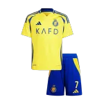 Maillot de football domicile enfant RONALDO #7 Al Nassr 2024