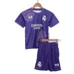 Real Madrid Vierde Weg Kids Voetbalshirtset 2023/24 Real Madrid Fourth Away Kids Soccer Jerseys Kit 2023/24