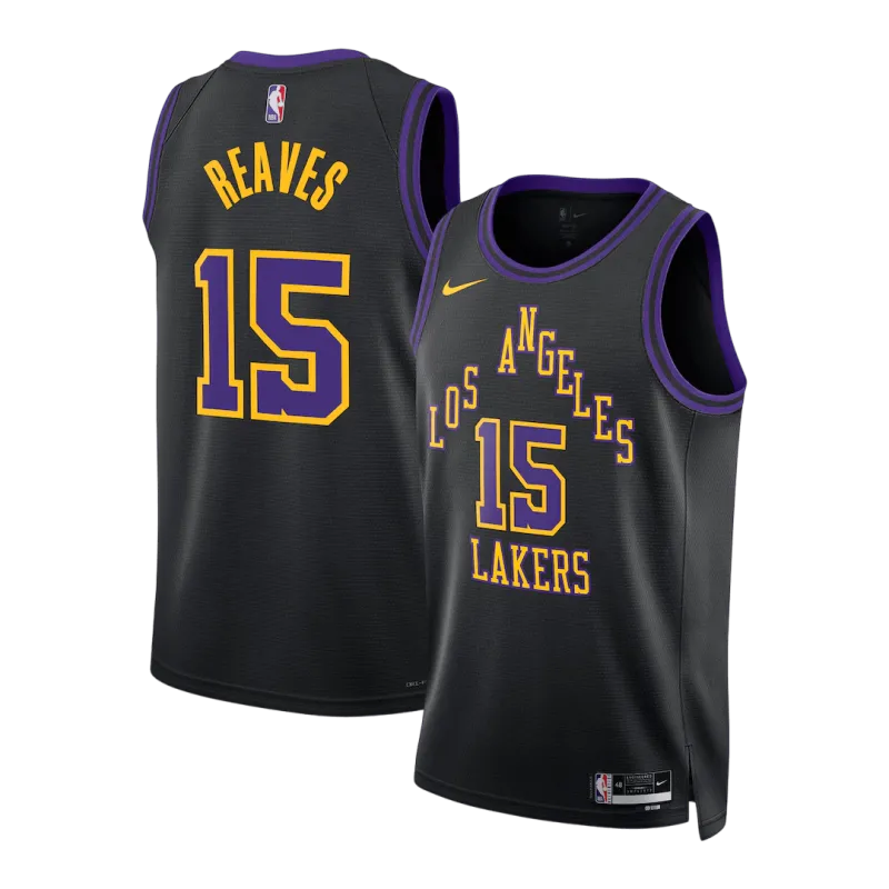 Reaves #15 Los Angeles Lakers Camisola Swingman Masculina 2025/26 - Edição da Cidade