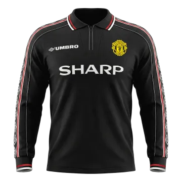 Retro Soccer Jersey Manchester United Away Long Sleeve 1998