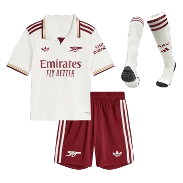 Arsenal Third Away Kids Soccer Jerseys Full Kit 2025/26