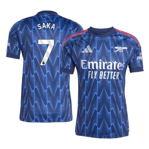 SAKA #7 Arsenal Away Men's Soccer Jersey 2025/26
