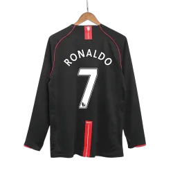 Vintage Soccer Jersey Retro RONALDO #7 Manchester United Away Long Sleeve 2007 - product photo Vintage Soccer Jersey Retro RONALDO #7 Manchester United Away Long Sleeve 2007 product image