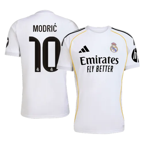 MODRIĆ #10 Real Madrid Home Men's Soccer Jersey 2025/26