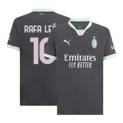 RAFA LEÃO #10 AC Milan Third Away Authentic Men's Soccer Jersey 2024/25